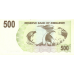 P43 Zimbabwe - 500 Dollars Year 2006/2007 (Bearer Cheque)